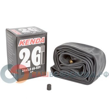 Камера велосипедная KENDA 26"x3,00 (68-559), автониппель, широкая, 5-511360