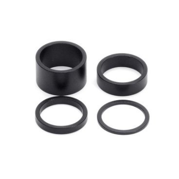 Проставочные кольца ALHONGA HJ-AL001 ED, 15 мм, черный, ALH_HJ-AL001_ED_black_15m