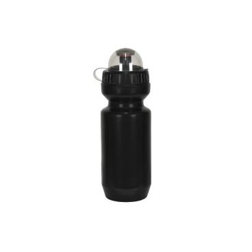Велофляга V-GRIP V-S550, 550 мл, пластик, с клапаном, черная, V-S550 black