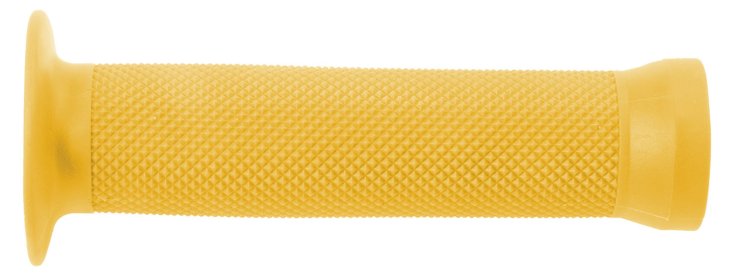 фото Ручки на руль clark`s с83 bmx, резина, 135мм, защита торцевая и от проскальзывания, желтые, 3-365