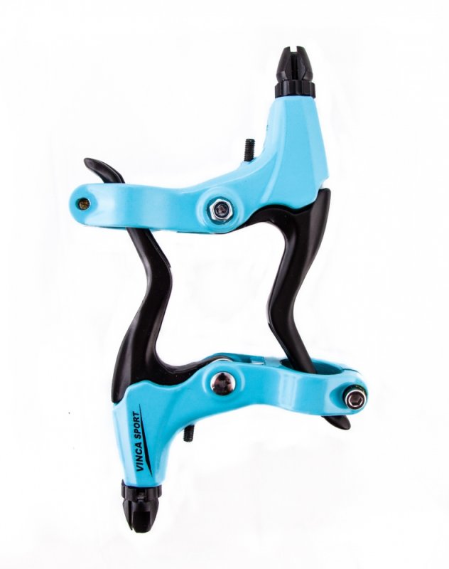 Ручки тормозные Vinca Sport (пара), материал - алюминий, голубые, черные рычаги VB 51 light blue
Ручки тормозные Vinca Sport (пара), материал - алюминий, голубые, черные рычаги VB 51 light blue