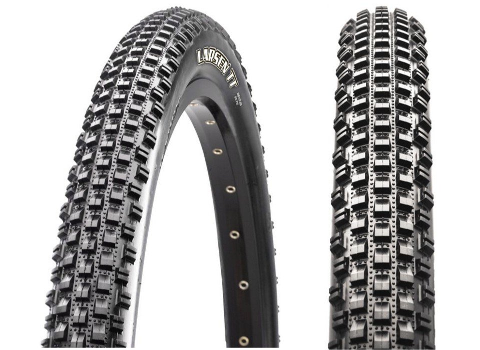 фото Велопокрышка maxxis larsen tt, 26x2.35, 60 tpi, folding, maxxpro, 60a, черный, tb73539800