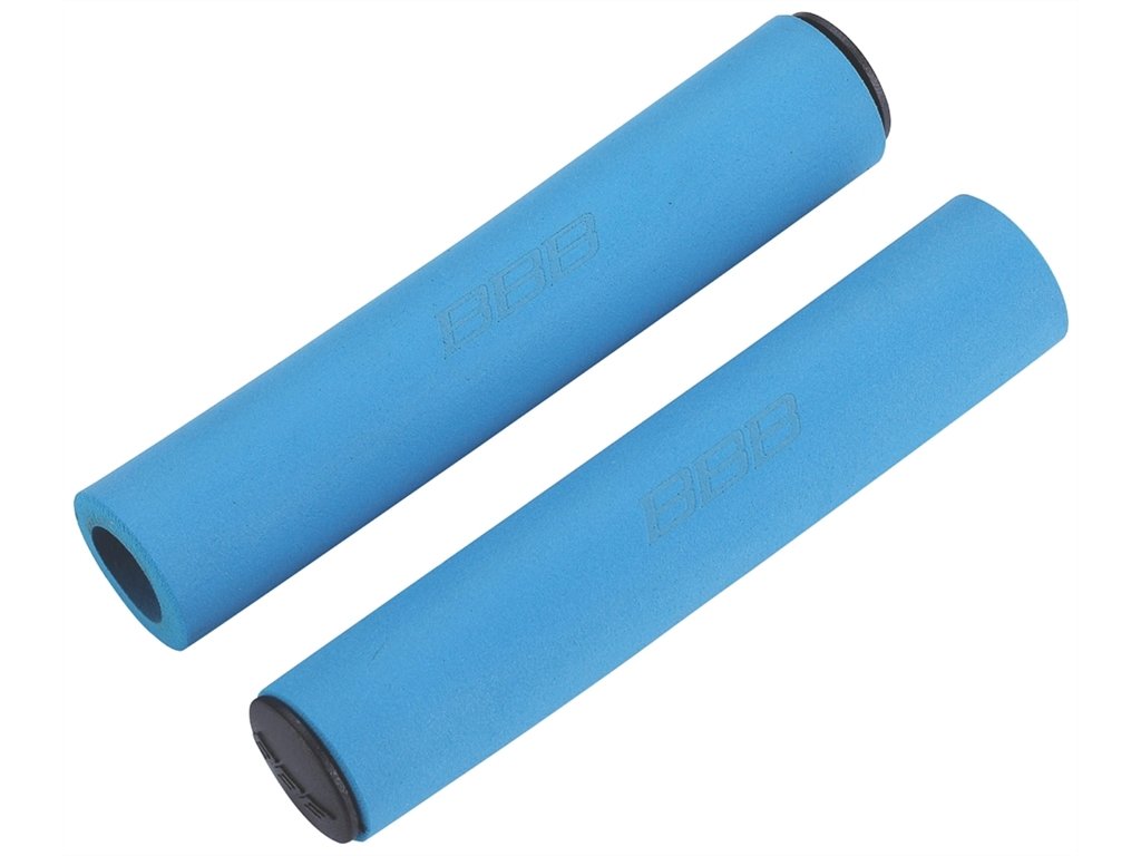фото Грипсы велосипедные bbb sticky, 130 mm, силикон, синие, bhg-34