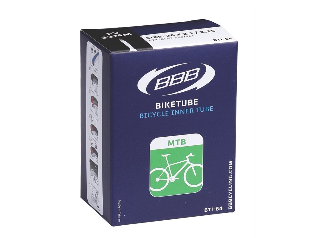 Камера велосипедная BBB, 27.5*2,10/2.35, FV, 33mm, защита от проколов, велониппель, BTI-68
Камера велосипедная BBB, 27.5*2,10/2.35, FV, 33mm, защита от проколов, велониппель, BTI-68