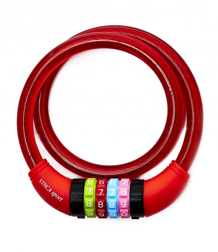 Замок велосипедный Vinca Sport, кодовый, 10*1000мм, красный тросик, VS 101.427 red
Замок велосипедный Vinca Sport, кодовый, 10*1000мм, красный тросик, VS 101.427 red