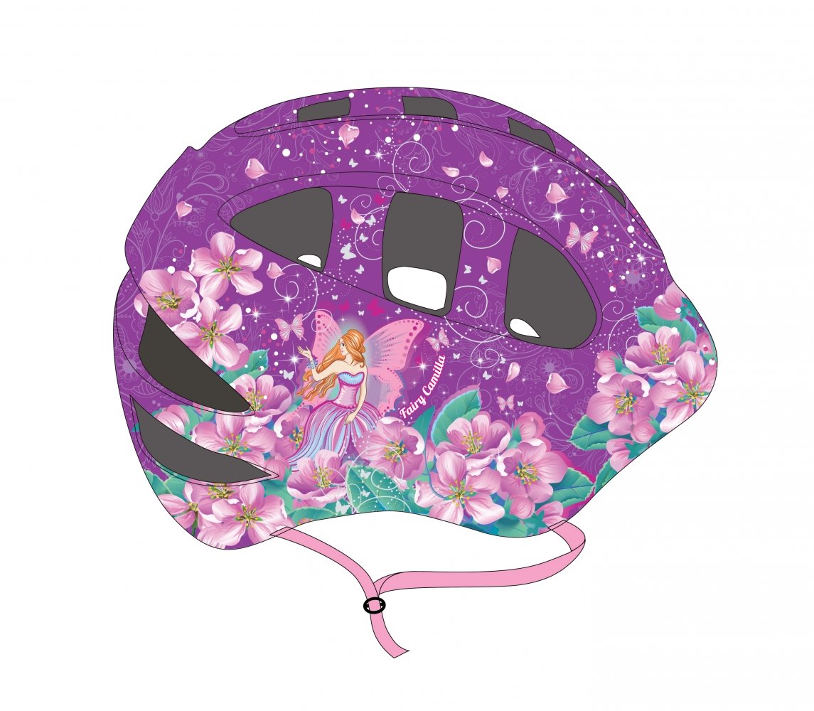 Велошлем детский Vinca Sport VSH 8 Fairy Camilla, фиолетовый (Размер: M (52-56 см
Велошлем детский Vinca Sport VSH 8 Fairy Camilla, фиолетовый (Размер: M (52-56 см