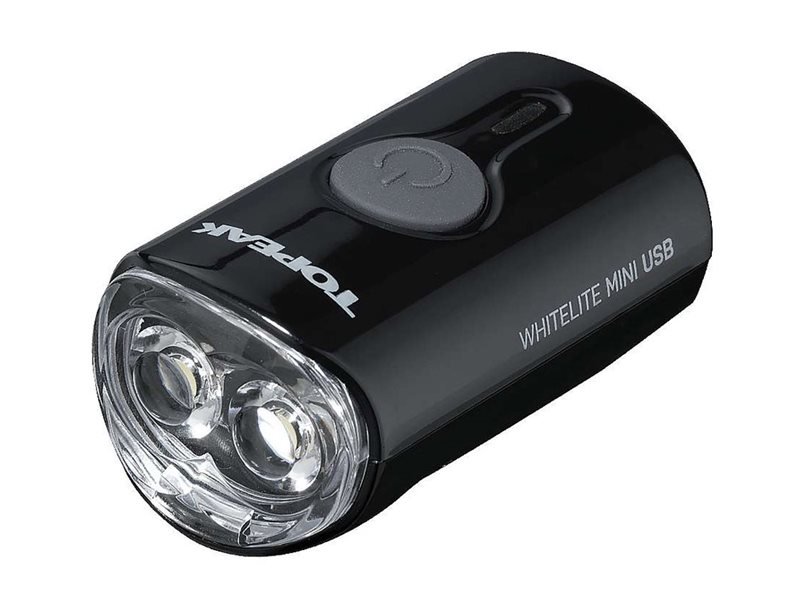фото Передний габаритный фонарь с зарядкой topeak whitelite mini usb, черный, tms079b