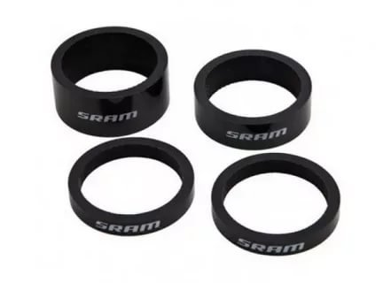 Проставочные кольца для рулевой Sram Carbon, 5mm-2, 10mm-1, 15mm-1, 00.4315.021.050
Проставочные кольца для рулевой Sram Carbon, 5mm-2, 10mm-1, 15mm-1, 00.4315.021.050