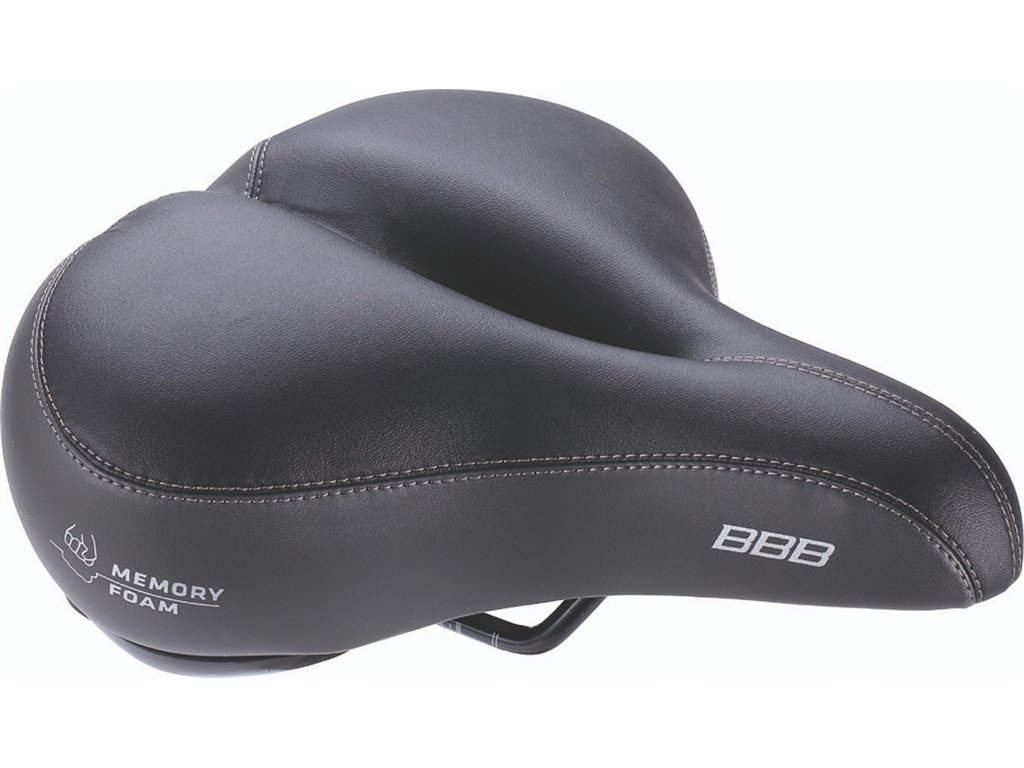 фото Седло велосипедное bbb softshape, комфортное, 210х240мм, черное, bsd-24