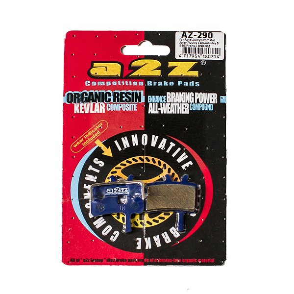 Тормозные колодки A2Z Avid Juicy Ultimate/Juicy 7/Juicy carbon/Juicy 5/BB7/Promax DSK-905, AZ-290
Тормозные колодки A2Z Avid Juicy Ultimate/Juicy 7/Juicy carbon/Juicy 5/BB7/Promax DSK-905, AZ-290