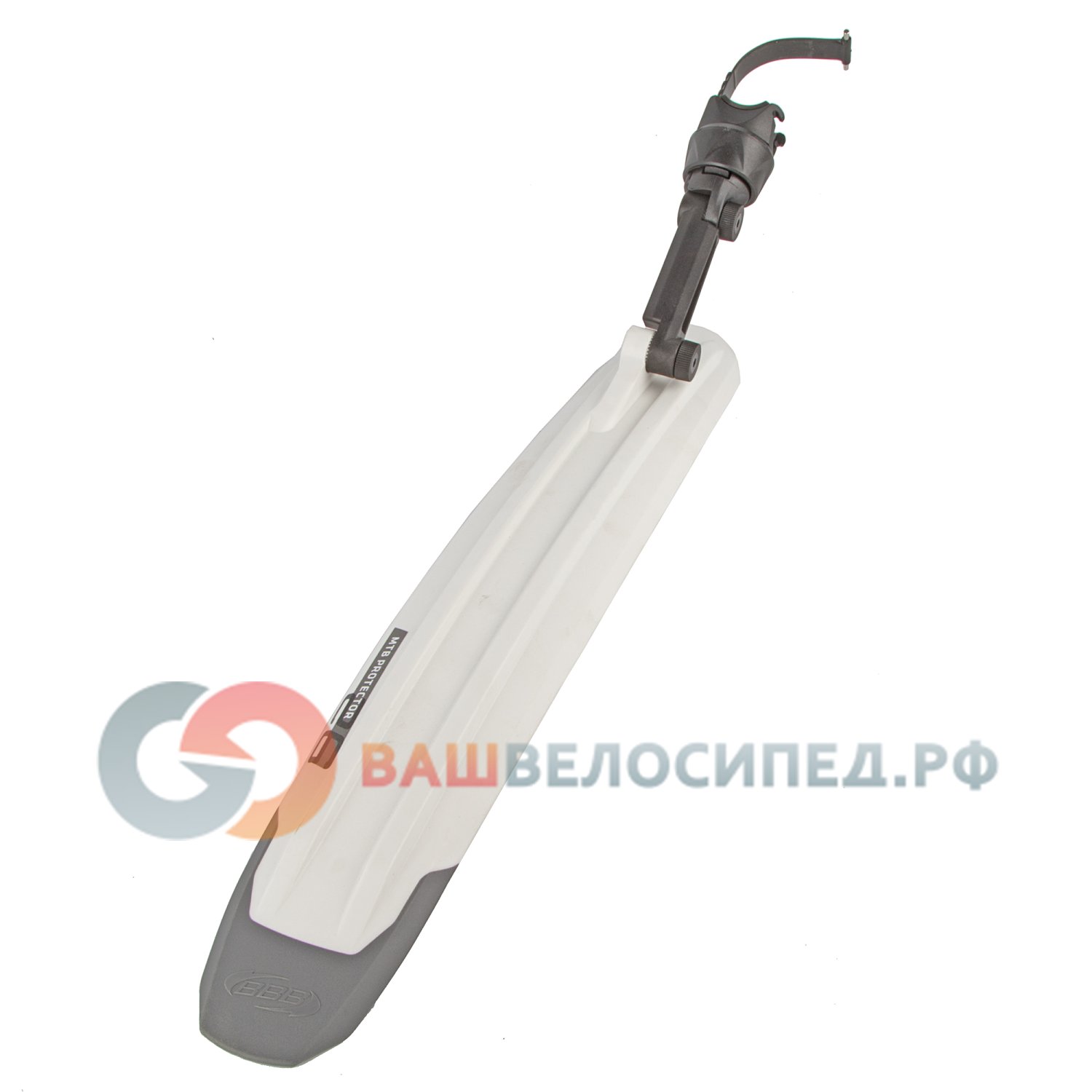 фото Крыло велосипедное заднее bbb, mtbprotector, белый, bfd-13r