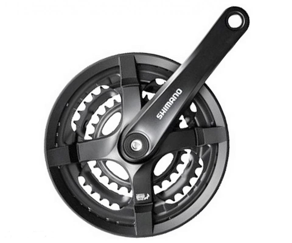 Система шатунов велосипедная SHIMANO FC-TY501, 170мм, 48/38/28T, под квадрат, с защитой, с болтом, AFCTY501C888CLB
Система шатунов велосипедная SHIMANO FC-TY501, 170мм, 48/38/28T, под квадрат, с защитой, с болтом, AFCTY501C888CLB