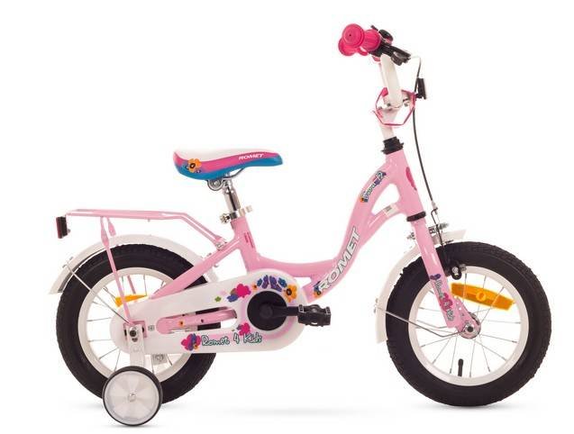 фото Детский велосипед romet diana 12" 2016 (рама: 20" (рост: до 100 см), цвет: розовый )