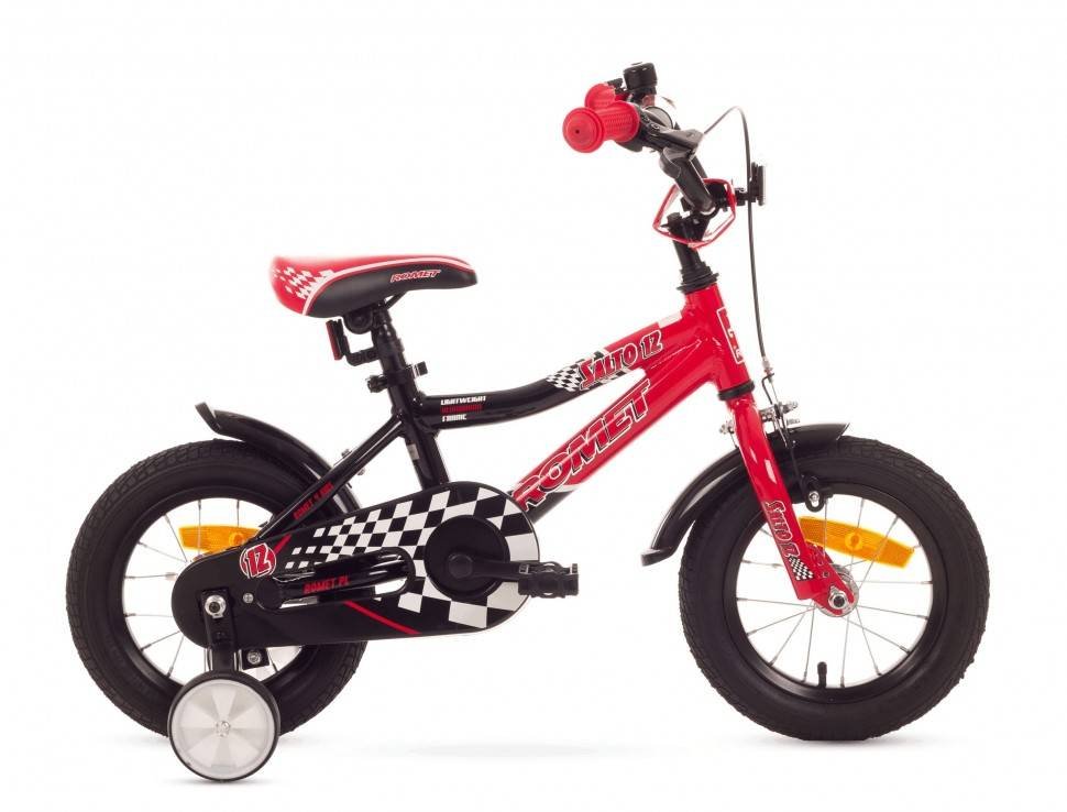 фото Детский велосипед romet salto 12" 2016 (колеса: 12" (возраст: 2-4 года), цвет: красный )