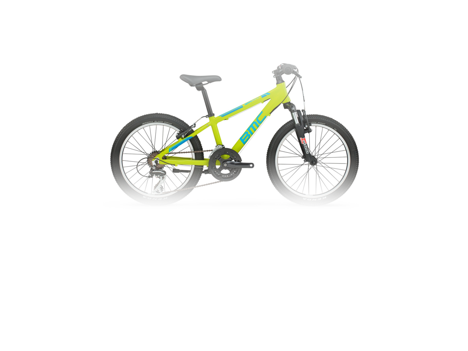 фото Детский велосипед bmc sportelite se acera 20" 2018 зелёный/жёлтый