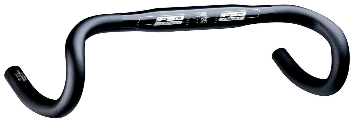 Руль велосипедный шоссейный FSA OMEGA Compact, Alloy, 31.8 х 44, 185-1389N
Руль велосипедный шоссейный FSA OMEGA Compact, Alloy, 31.8 х 44, 185-1389N