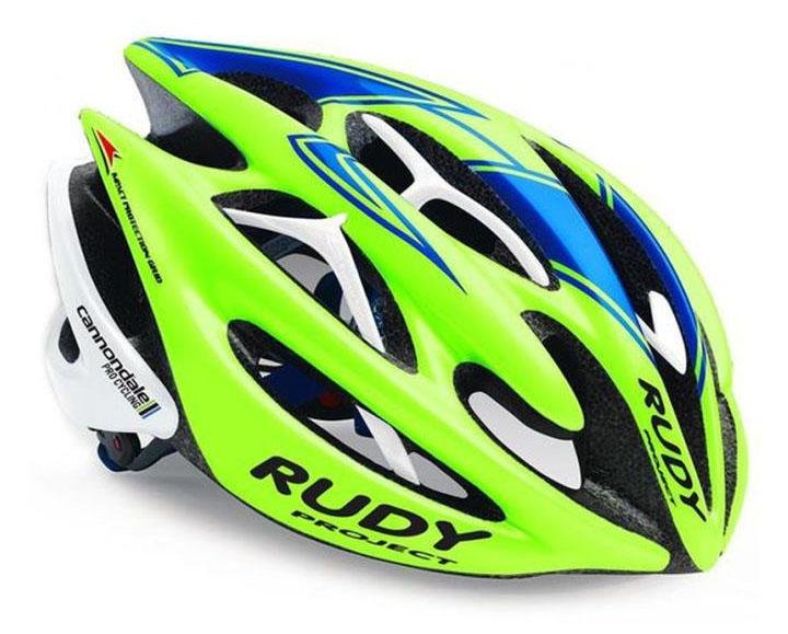 фото Велошлем rudy project sterling cannondale lime/blue/white (размер: l (59-61 см))