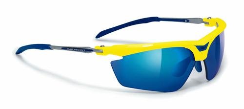 фото Очки велосипедные rudy project magster yellow fluo - m/ls blue, sn663967e
