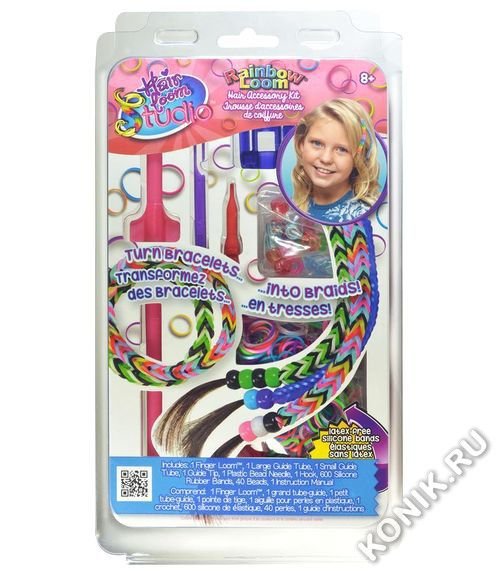 фото Набор для плетения украшений для волос хэа лум син, rainbow loom r0053b