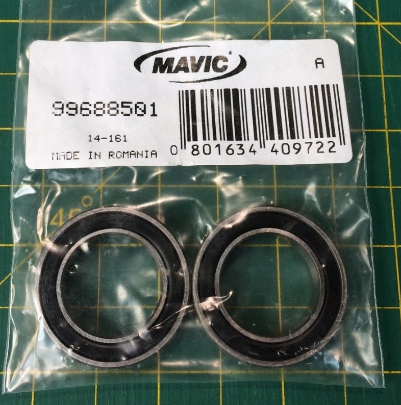 фото Подшипники для велосипеда mavic передней втулки crossride/one 9/15 d6t