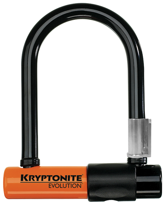 фото Велосипедный замок kryptonite evolution mini-5 + brkt u-lock, на ключ, черный
