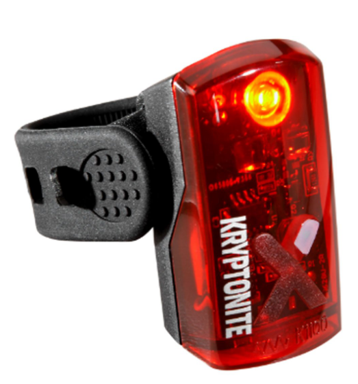 фото Фонари велосипедные (комплект) kryptonite street f-135 + avenue r-14 1led set б/р:uni