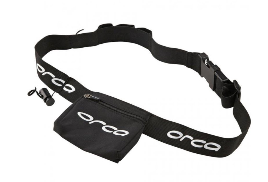 фото Ремень orca race belt with pocket для номера с карманом, черный, 2015, bvag
