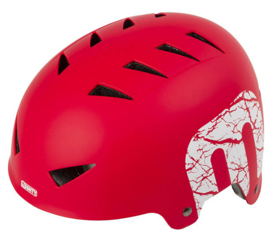 фото Шлем велосипедный mighty x-style, 60-63см, 14 отверстий, авs-прочность, красный матовый, 5-731225