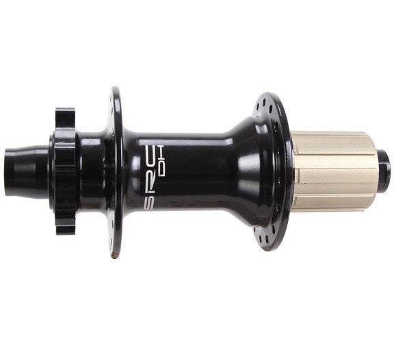 фото Втулка велосипедная sunringle src rear hub, задняя, под кассету, под диск, 32h, чёрный, 16-31688-c007 sun ringle
