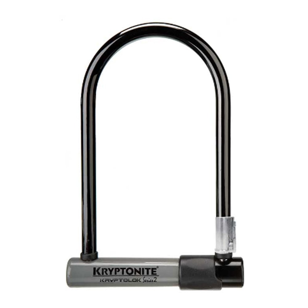 фото Велосипедный замок kryptonite kryptolok atb w/ flexframe-u bracket u-lock, на ключ, 13 х 127 х 229 мм, серый