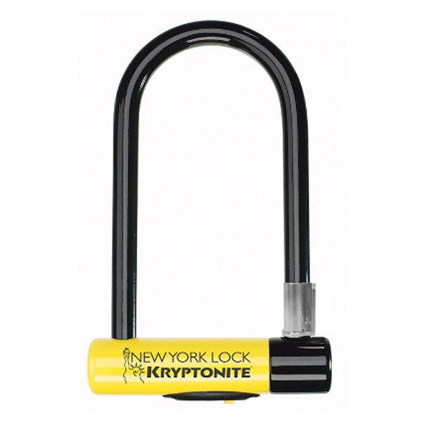фото Велосипедный замок kryptonite new york standard w/ flexframe-u bracket, u-lock, на ключ, 16 х 102 х 203 мм, черный