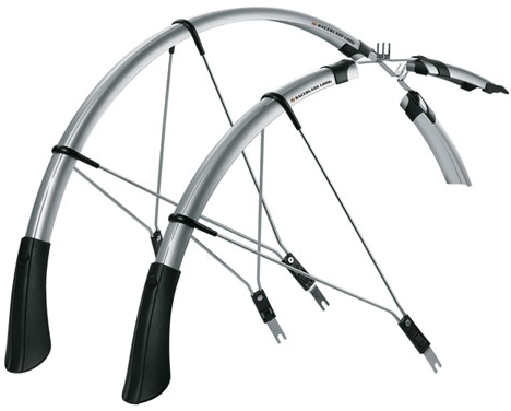 фото Крылья велосипедные sks raceblade long, 28", 35 мм, серебряные, 11013 sks germany