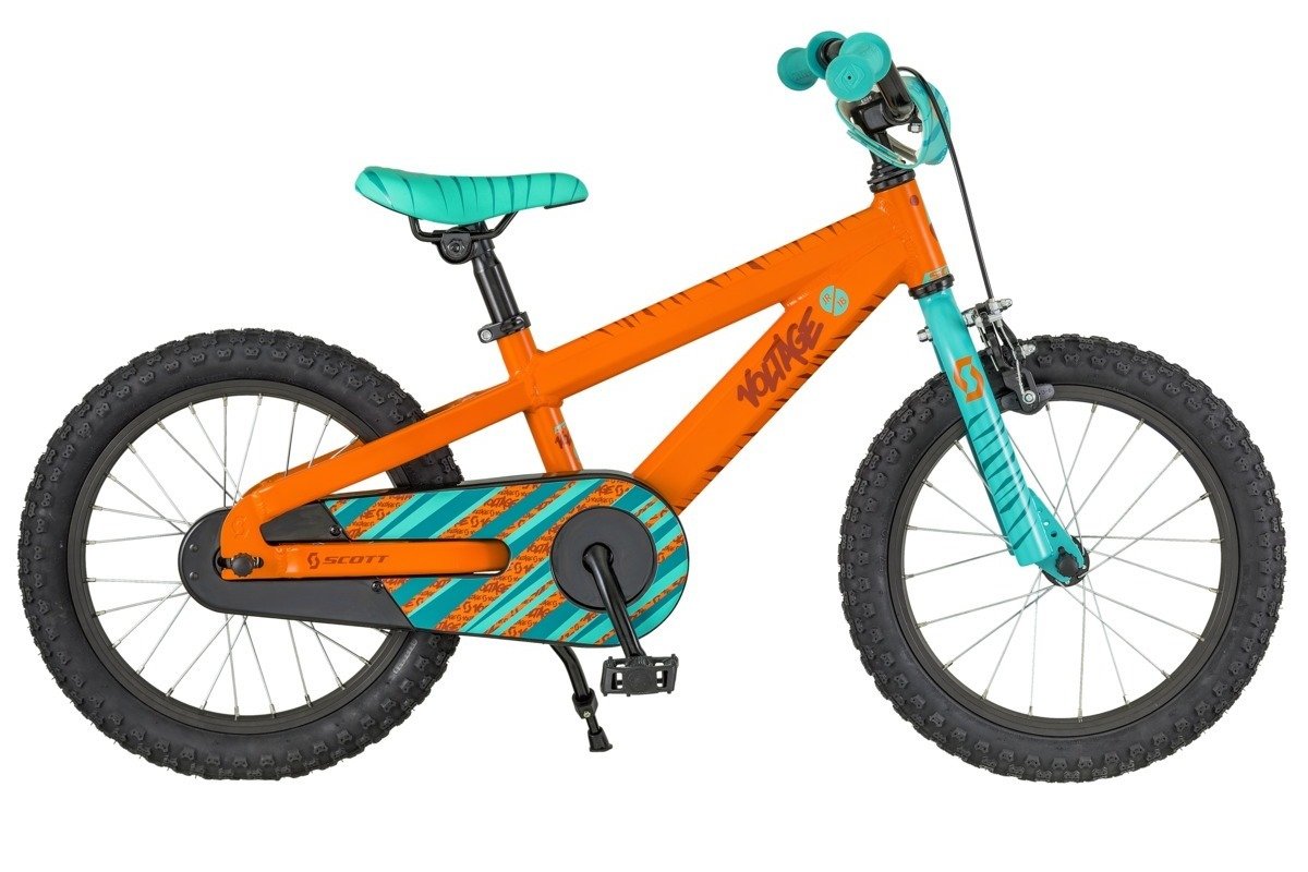 фото Детский велосипед scott voltage 16" 2018 (колеса: 16", цвет: оранжевый )