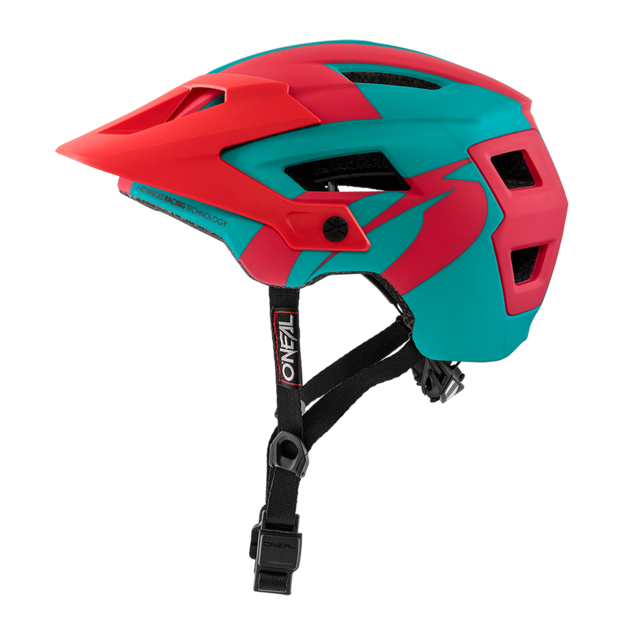 фото Шлем велосипедный o´neal defender 2.0, серебристо-сине-красный (размер: l/58-xl/61) o'neal