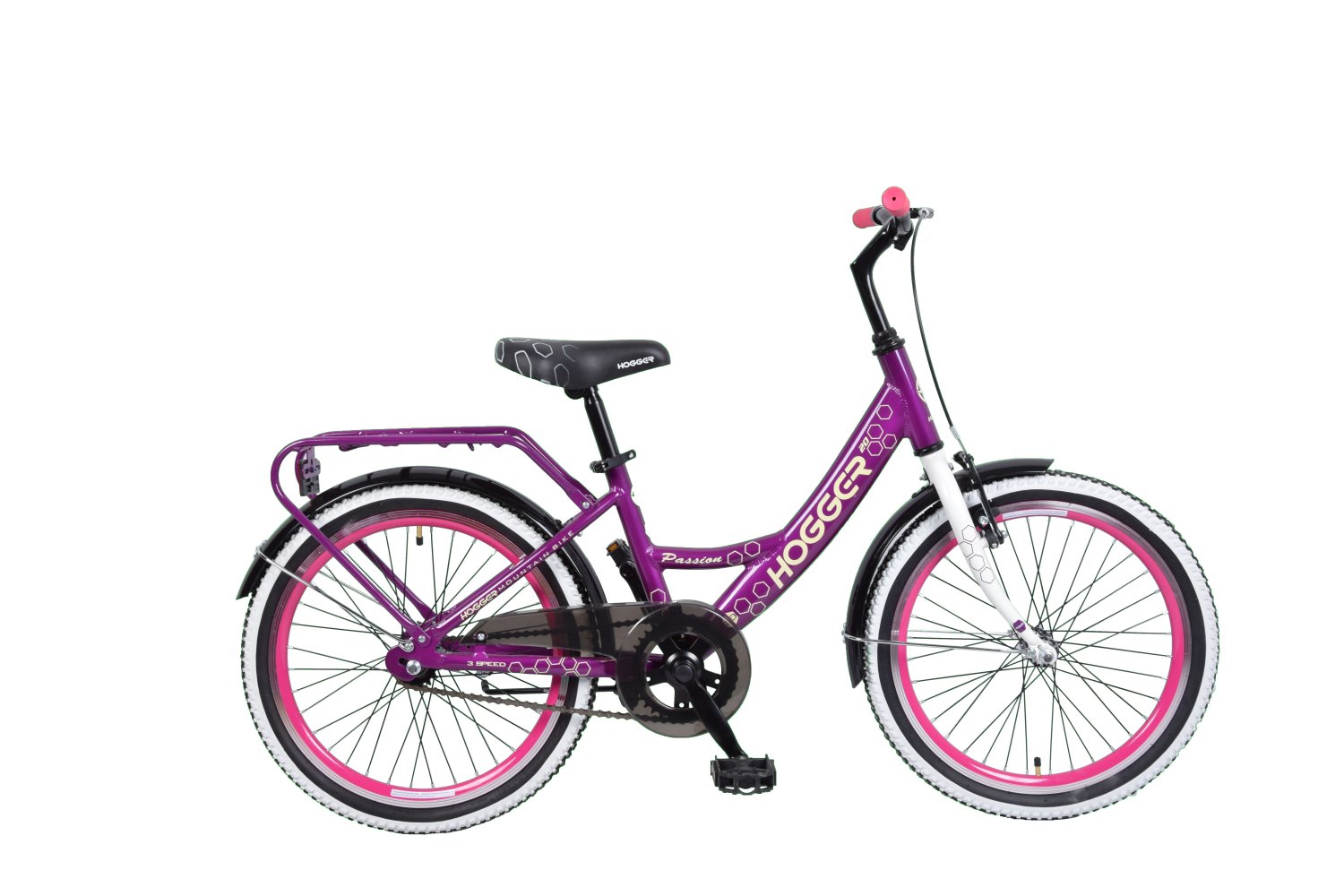 фото Детский велосипед hogger agon st 20" 2019 (возраст: 6-9 (рост: 115-130 см), цвет: черный/зеленый)