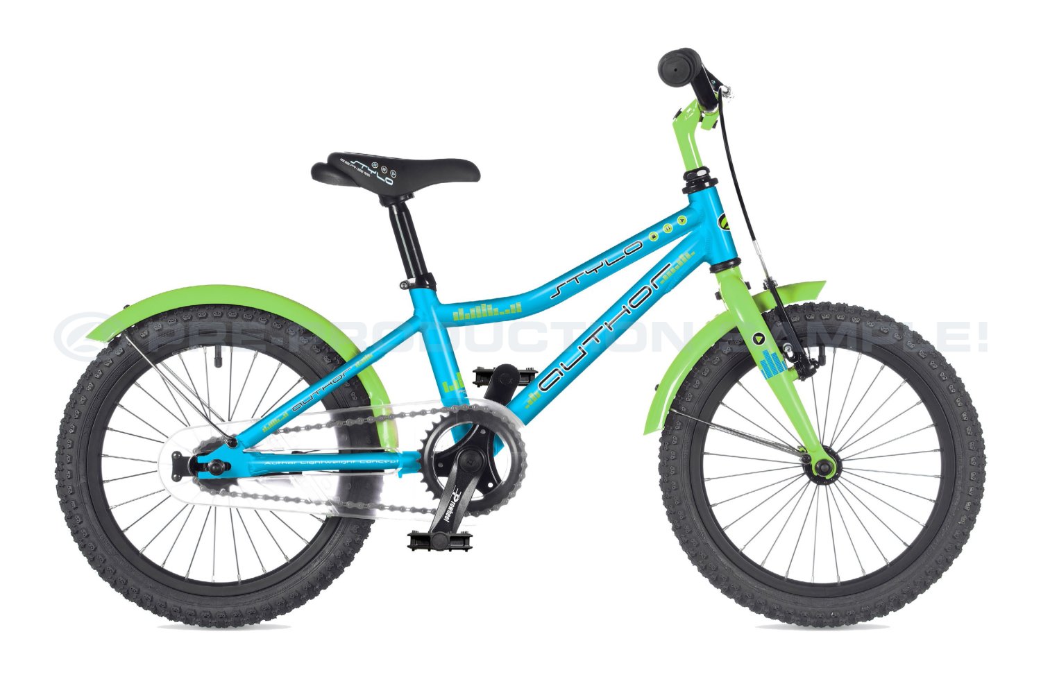 фото Детский велосипед author stylo 16" 2020 (рама: 9" (рост: 100-125 см), цвет: серебристо-красный )