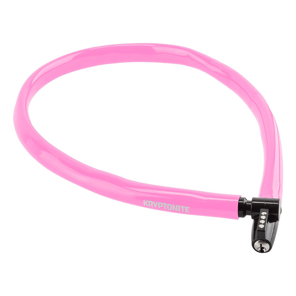 фото Замок велосипедный kryptonite cables keeper 665 key cbl 6x65cm, розовый