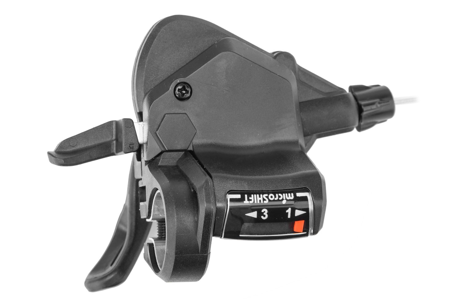 Манетка велосипедная Microshift TS39-3L, левый, 3 скорости, с тросом 1800 мм, ST (590122)
Манетка велосипедная Microshift TS39-3L, левый, 3 скорости, с тросом 1800 мм, ST (590122)