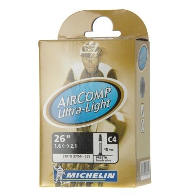 Камера велосипедная MICHELIN C4 COMP ULTRA LIGHT, 26"x1,4"/2,125", бутиловая, велониппель, в упаковке, MIC_6969611111M
Камера велосипедная MICHELIN C4 COMP ULTRA LIGHT, 26"x1,4"/2,125", бутиловая, велониппель, в упаковке, MIC_6969611111M