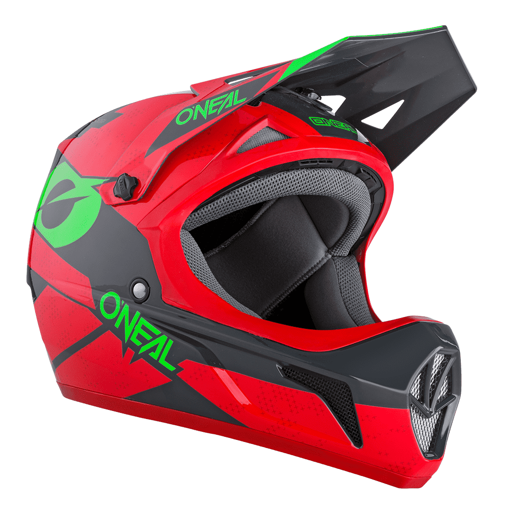 фото Шлем велосипедный o´neal sonus deft, red/gray/green (размер: l (59/60 cm)) o'neal