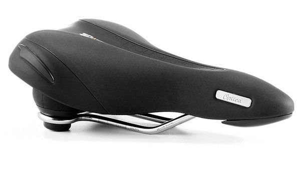 фото Седло велосипедное selle royal premium optica moderate, 3d skingel, обивка black astrale, 271х169мм, 540г, эластомеры, м
