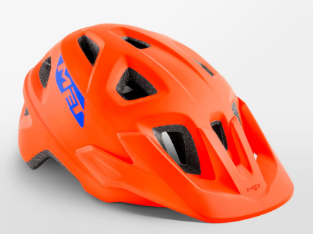 фото Велошлем подростковый met eldar orange 2020 (размер: unisize (52-57 см) )
