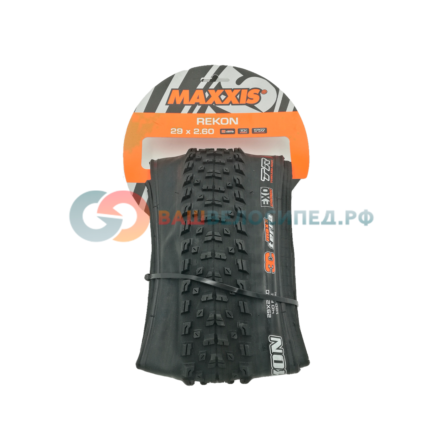 фото Велопокрышка maxxis rekon 29x2.6 m349ru f tlr dkfw2 bk 476/5392+486 2plho 3yl re, etb96962000