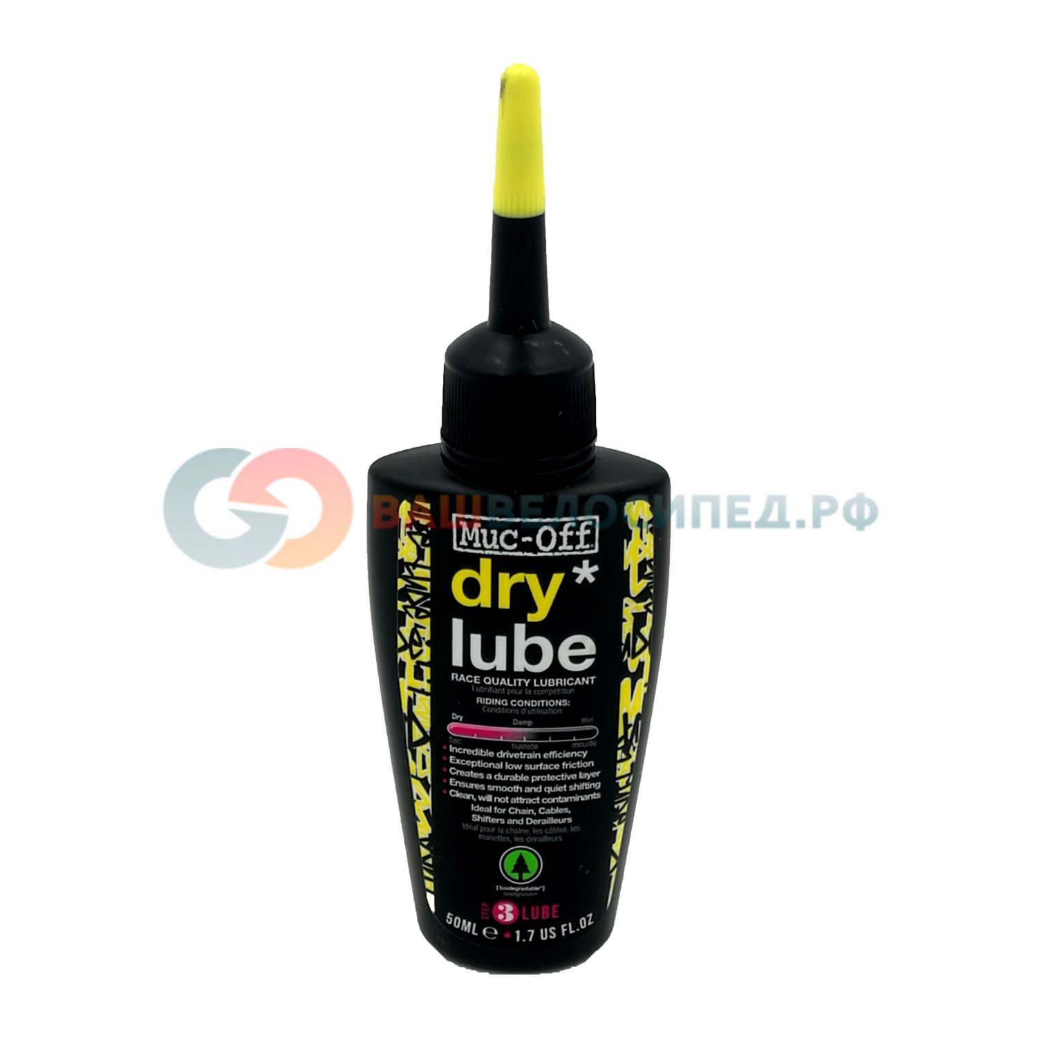фото Смазка muc-off 2015 dry lube, для цепи, 50 мл, 866