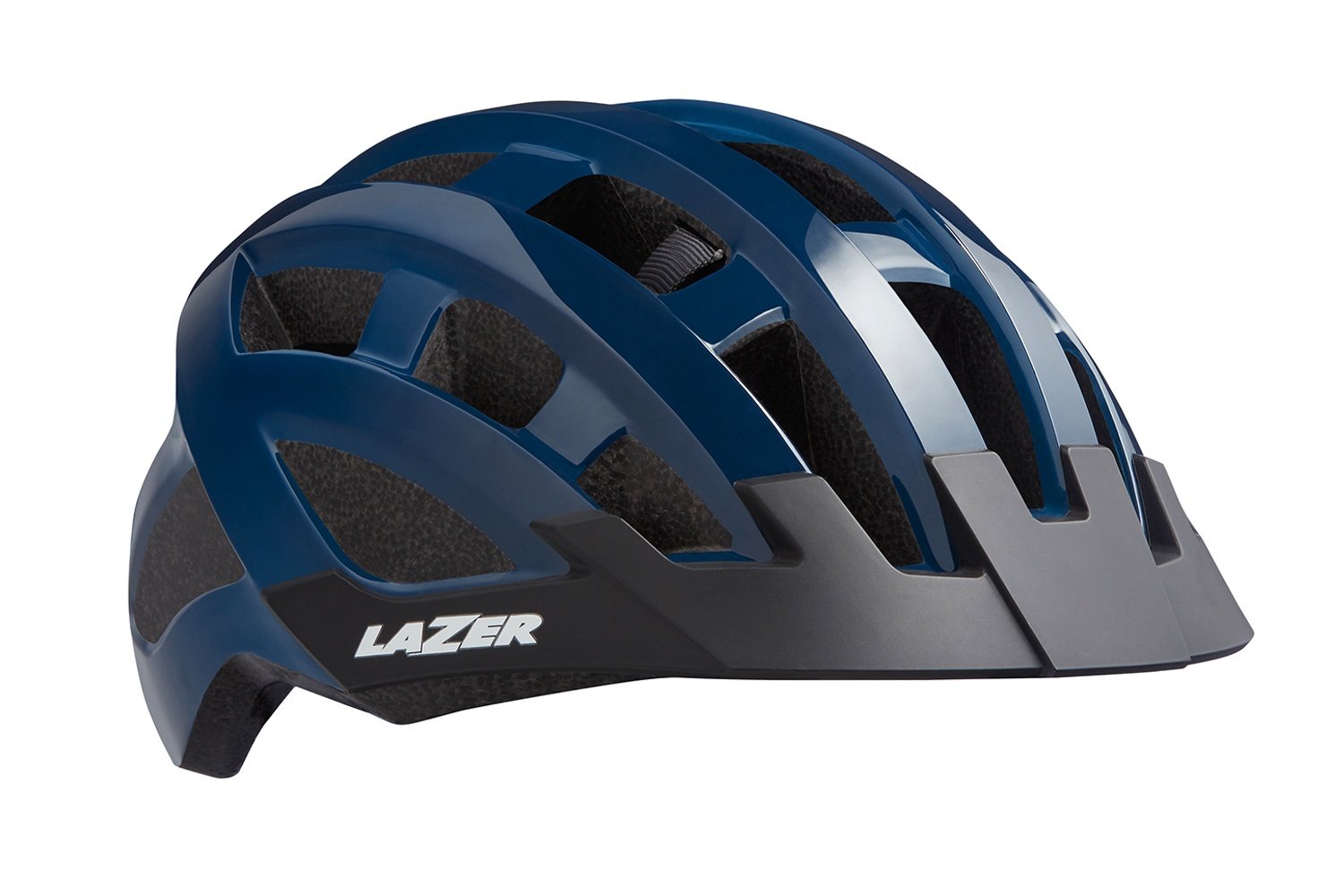 фото Велошлем lazer compact, темно-синий, 2020 (размер: u (54-61 см))