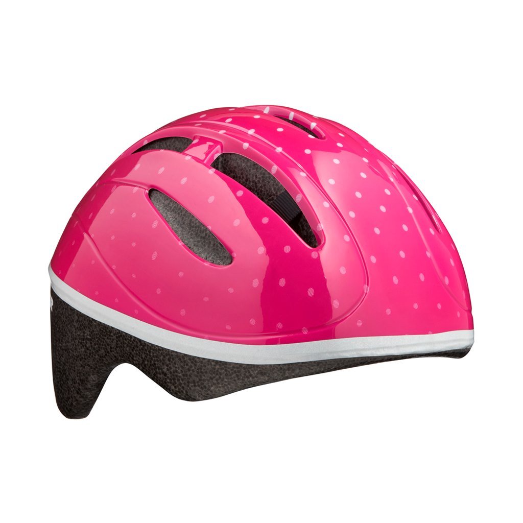 фото Велошлем детский lazer bob, розовые точки, 2020 (размер: u (46-52 см))