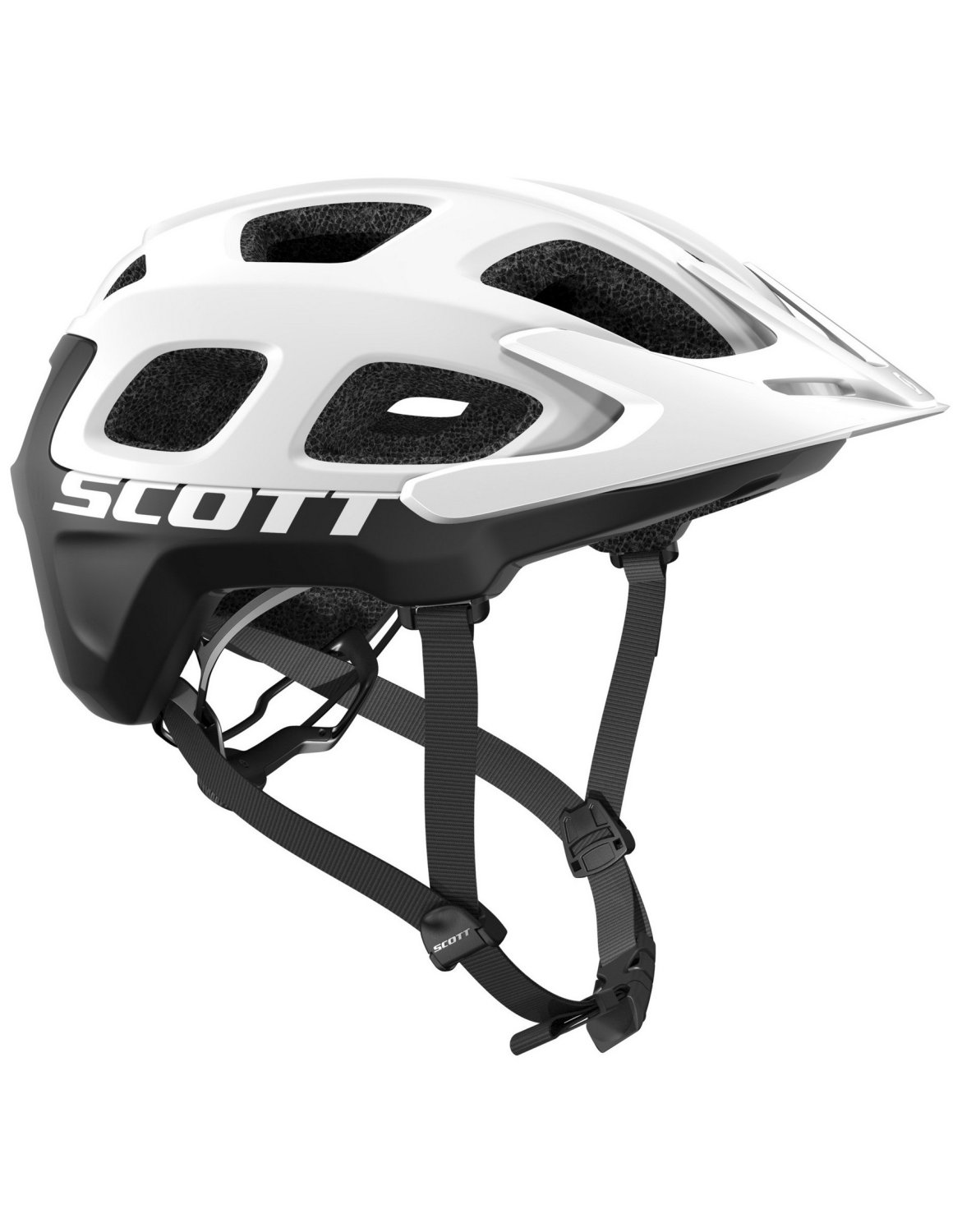 фото Шлем велосипедный scott vivo, бело-черный 2020 (размер: m (55-59))