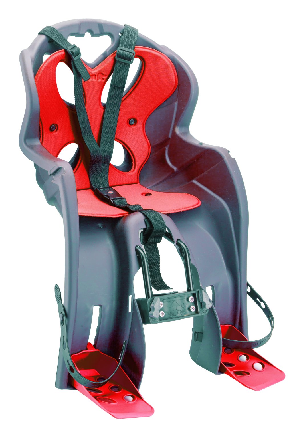 фото Детское велокресло htp luigino, переднее, серый /красный, 92080870, 280031, lu091008