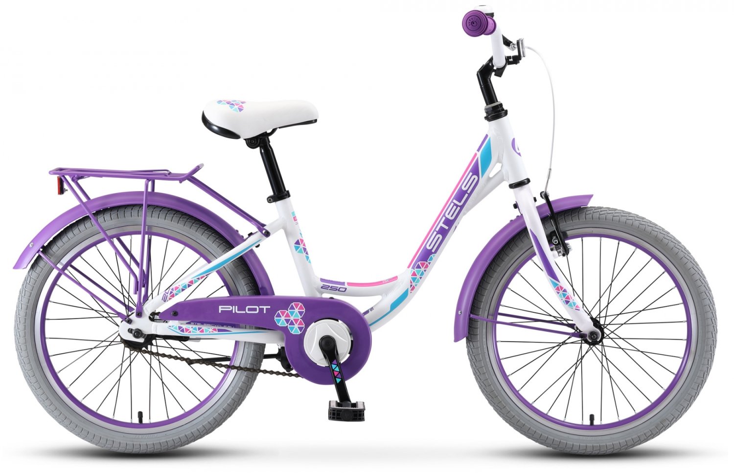 фото Детский велосипед stels pilot 250 lady v010 20" 2019 (рама: 12 (рост: от 120см), цвет: белый)