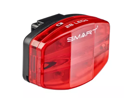 фото Фонарь велосипедный smart light bar 28, задний, 28 led, красный, rl261rg